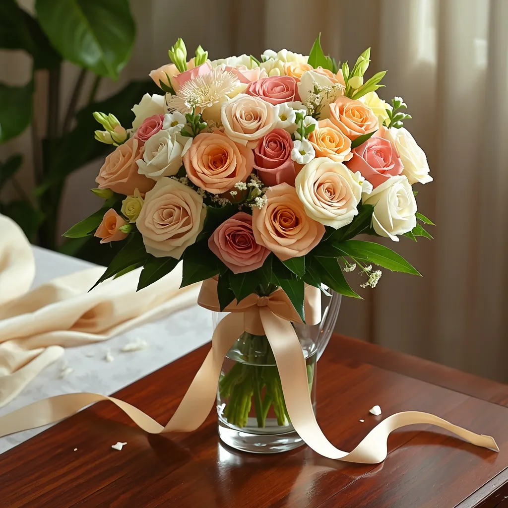 cadeau boeket met strik